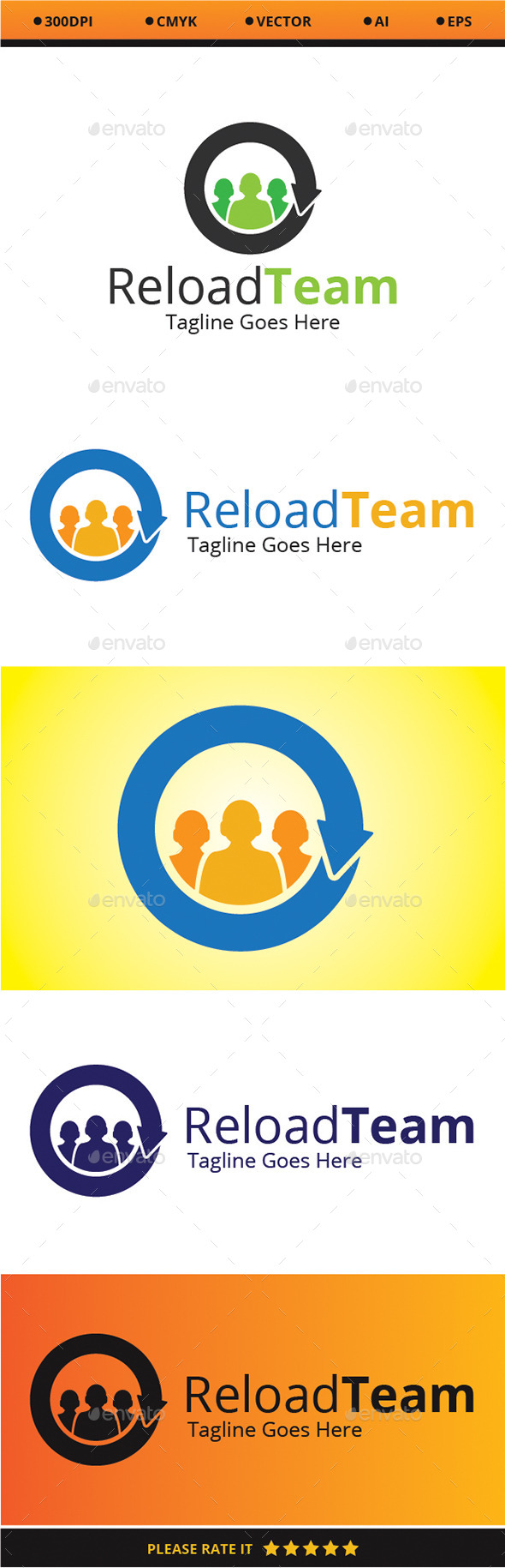 Reload Team - Logo Templates
