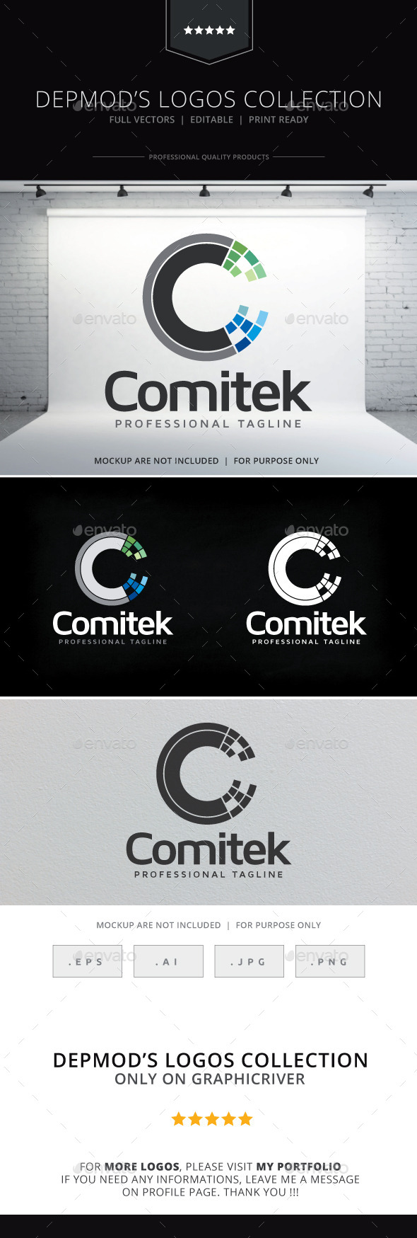 Comitek Logo - Letters Logo Templates