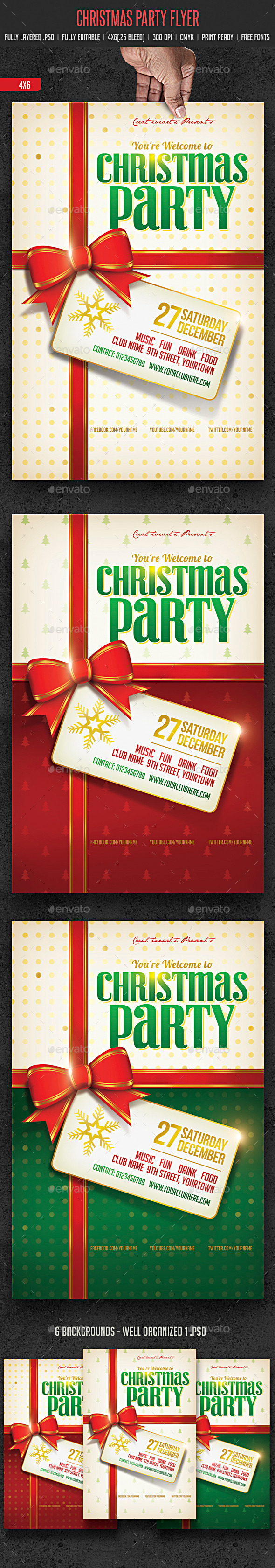 Christmas Party - Events Flyers