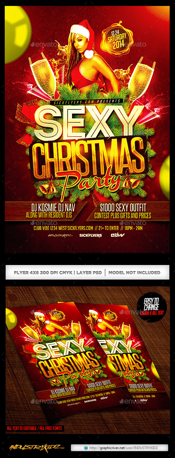 Sexy Christmas Flyer - Holidays Events