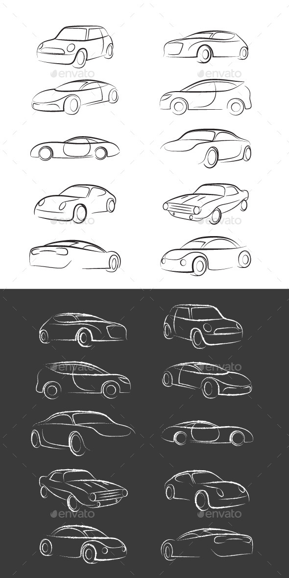 Car Line Brush - Sports/Activity Conceptual