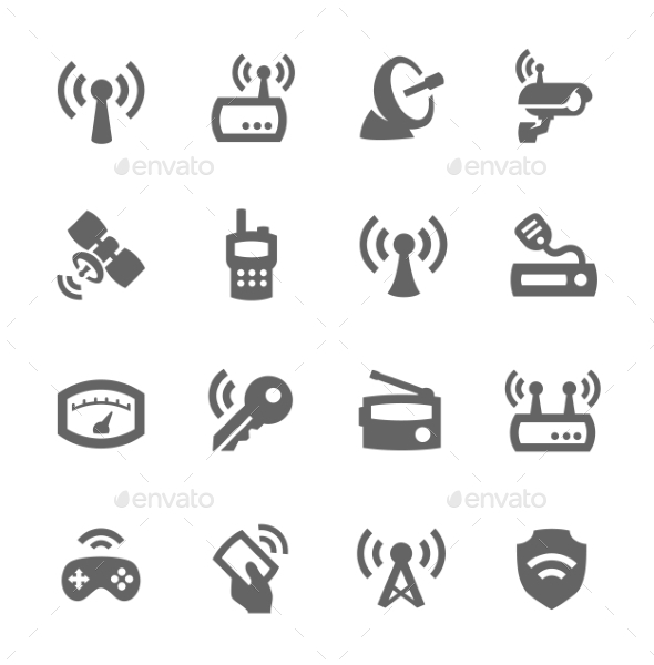 Radio Icons - Objects Icons