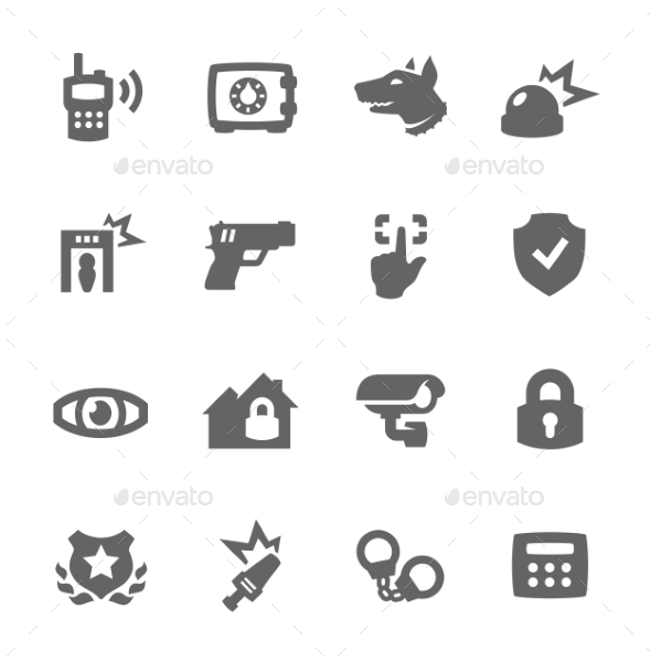 Security Icons - Objects Icons