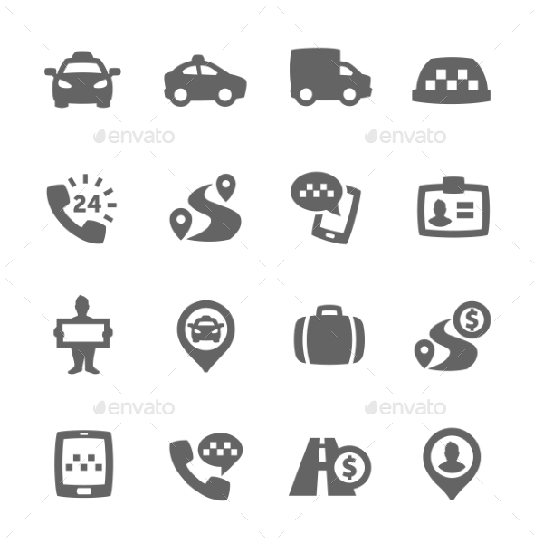 Taxi Icons - Miscellaneous Icons
