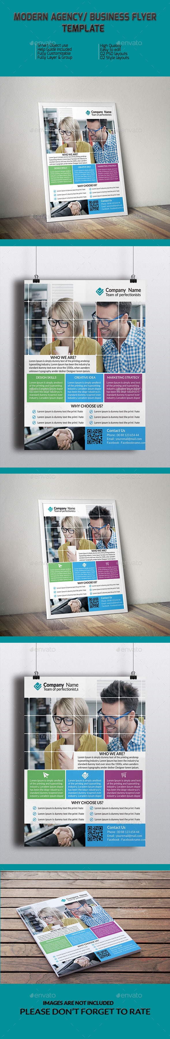 Modern Agency/ Business Flyer Template - Corporate Flyers