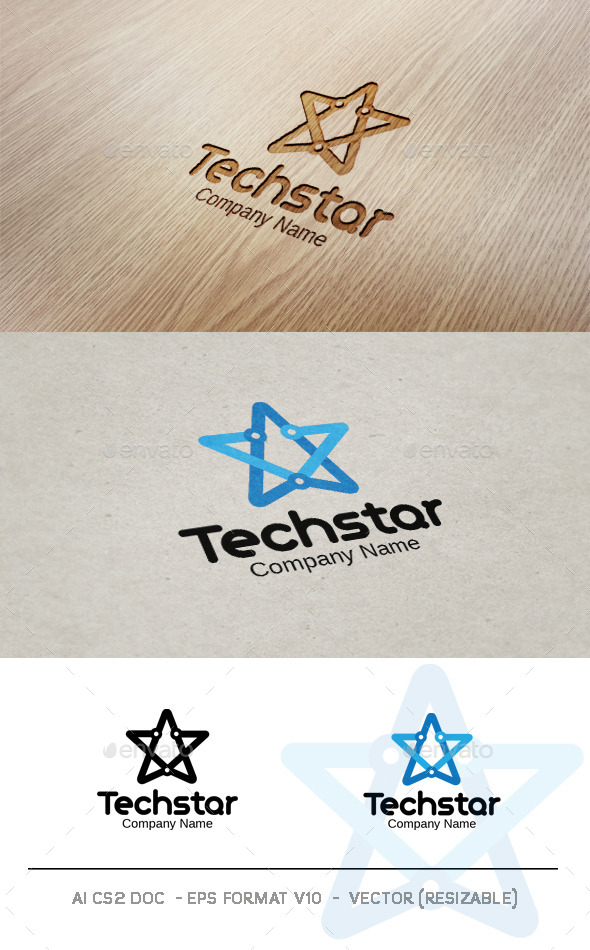 Tech Star Logo