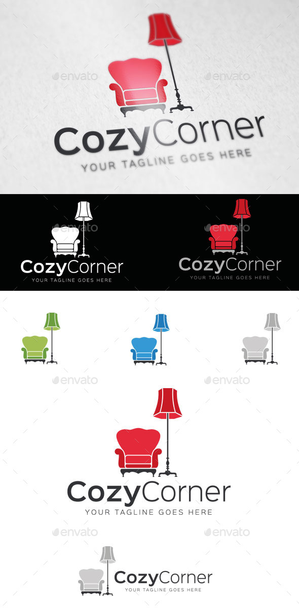 Cozy Corner Logo Template - Objects Logo Templates