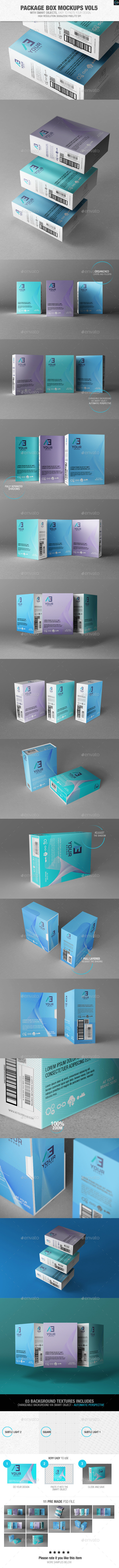Package Box Mockups Vol5 - Packaging Product Mock-Ups