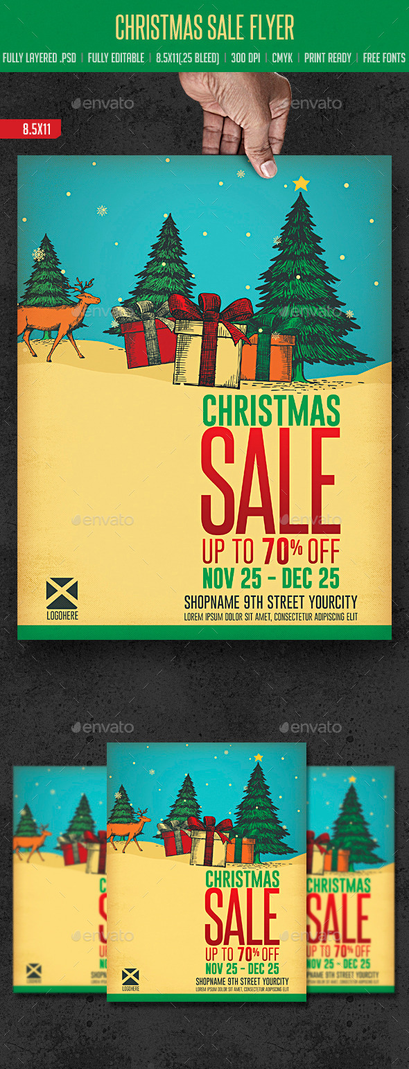 Christmas Sale Flyer - Events Flyers