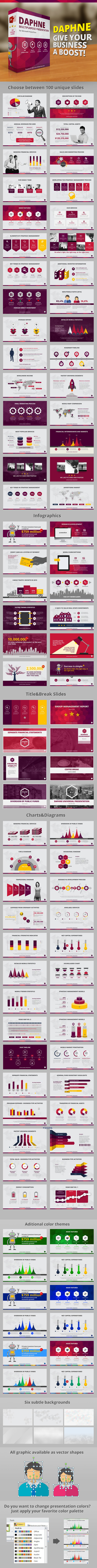 Daphne PowerPoint Template - Business PowerPoint Templates