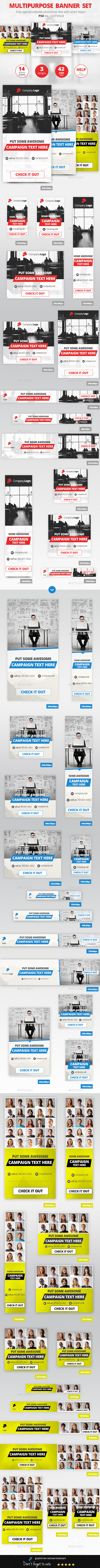 MultiPurpose Banner Set - Banners & Ads Web Elements