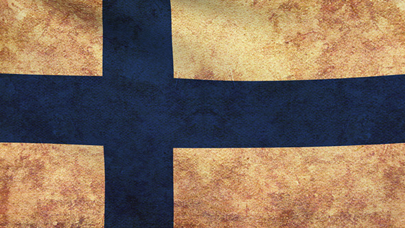 Finland Flag 2 Pack – Grunge and Retro