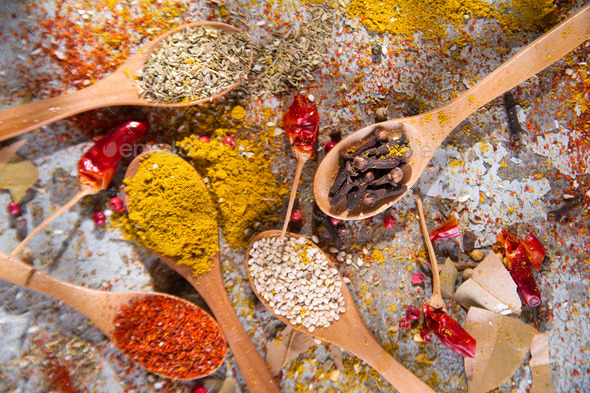 Mixed spice - Stock Photo - Images