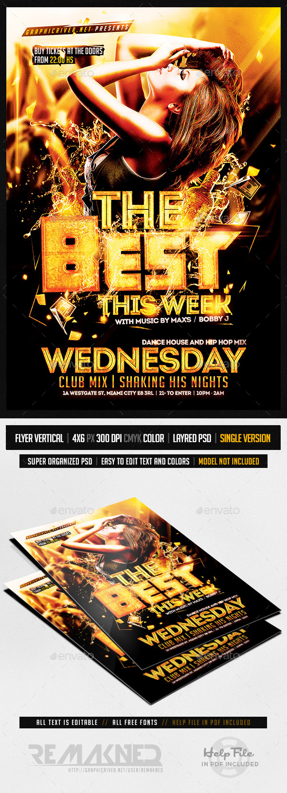 This Week | Flyer Template PSD - Flyers Print Templates