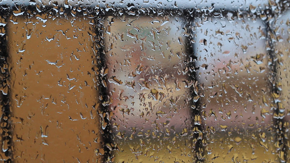 Rain on the Window Glass 03