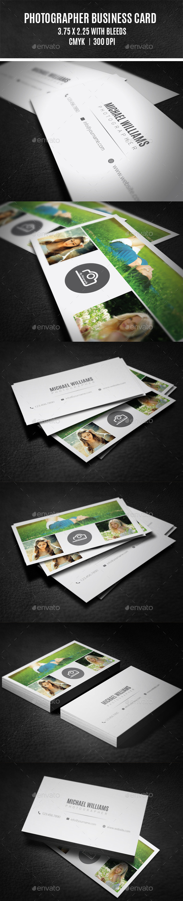 Photographer Business Card - Creative Business Cards