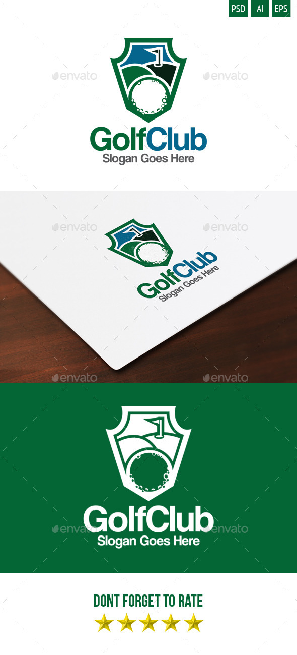 Golf Club Logo - Objects Logo Templates