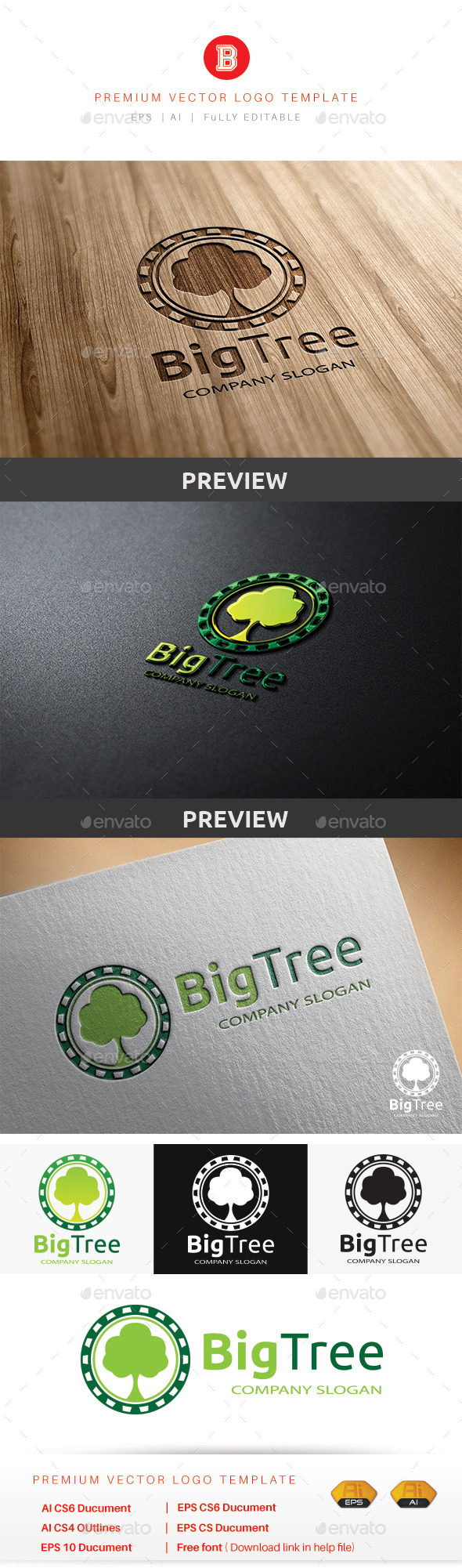Big Tree V.3 - Nature Logo Templates