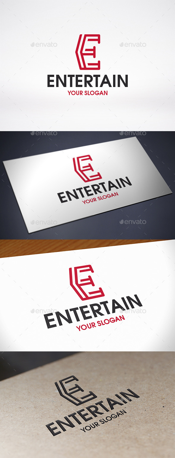 Entertainment Letter E Logo Template - Letters Logo Templates