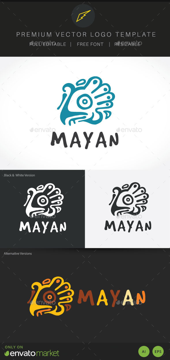 Mayan - Crests Logo Templates