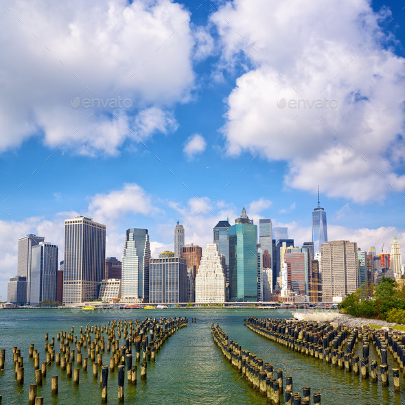 New York City Manhattan - Stock Photo - Images