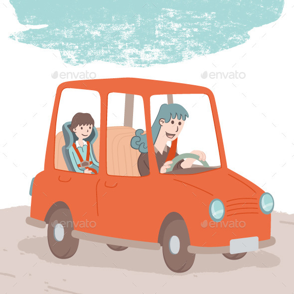Safe Driving - Travel Conceptual