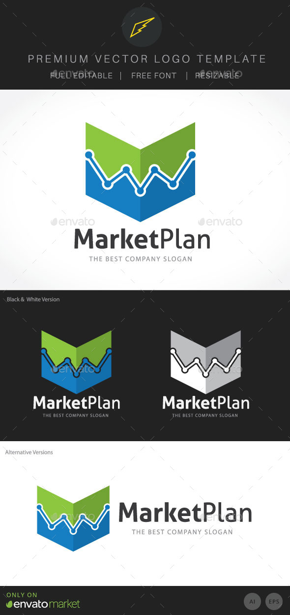 Marketing Plan - Symbols Logo Templates