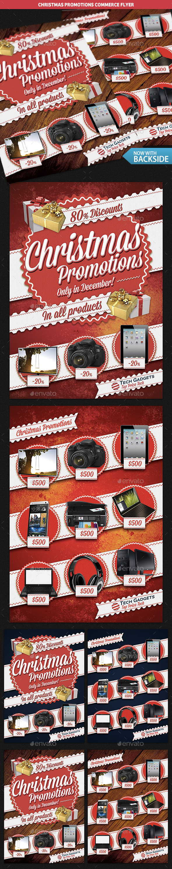 Christmas Promotions Commerce Flyer - Commerce Flyers