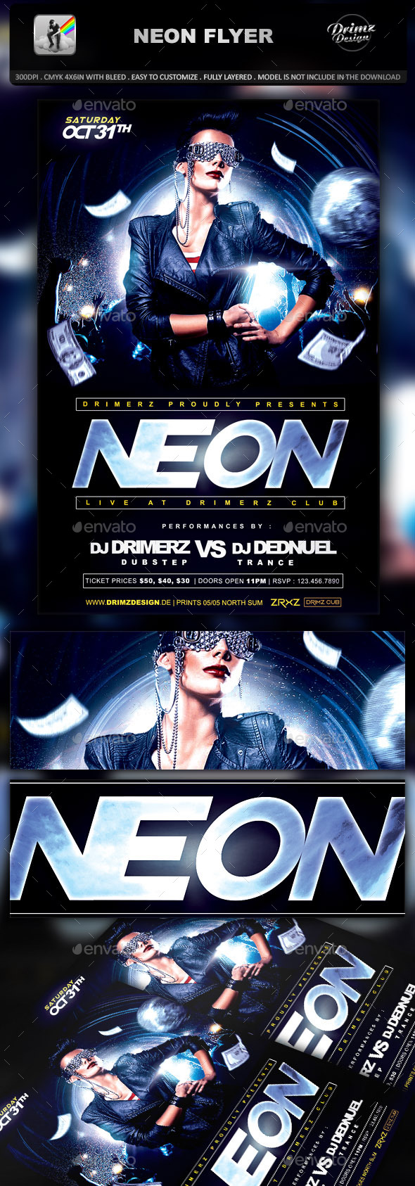 Neon Flyer - Events Flyers