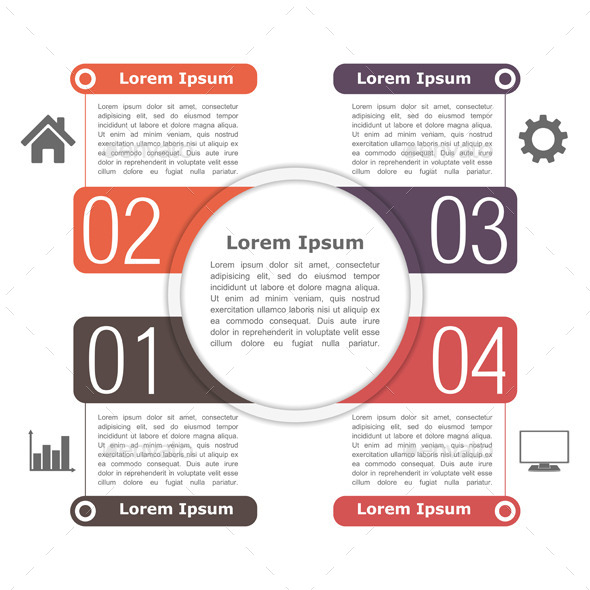 Circle Infographics Template - Miscellaneous Vectors