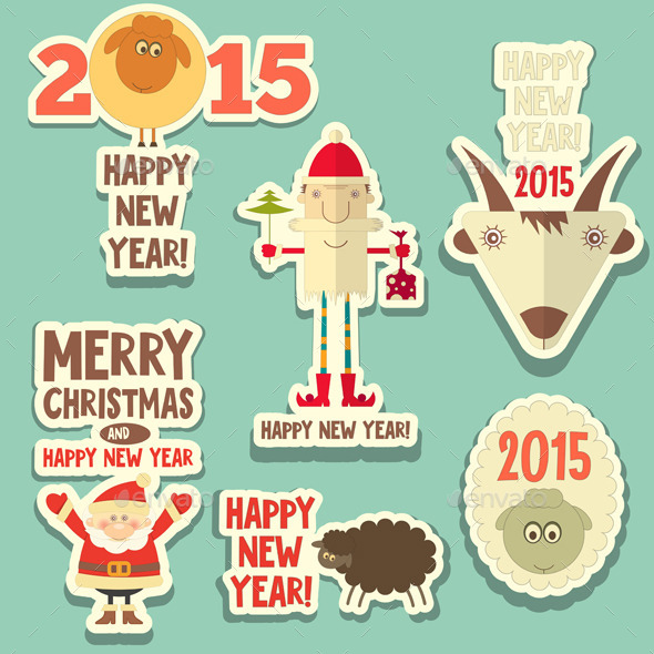 Christmas Stickers - Christmas Seasons/Holidays