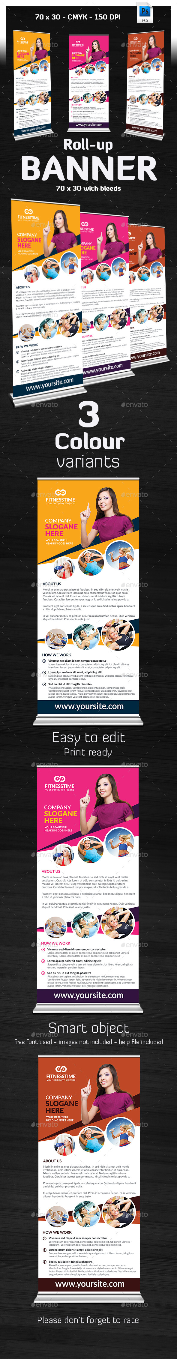 Ivato Multipurpose Roll Up Banner - Signage Print Templates