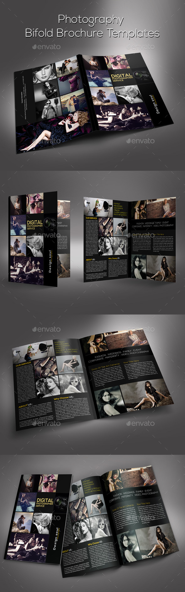 Photography Bifold Brochure - Corporate Brochures