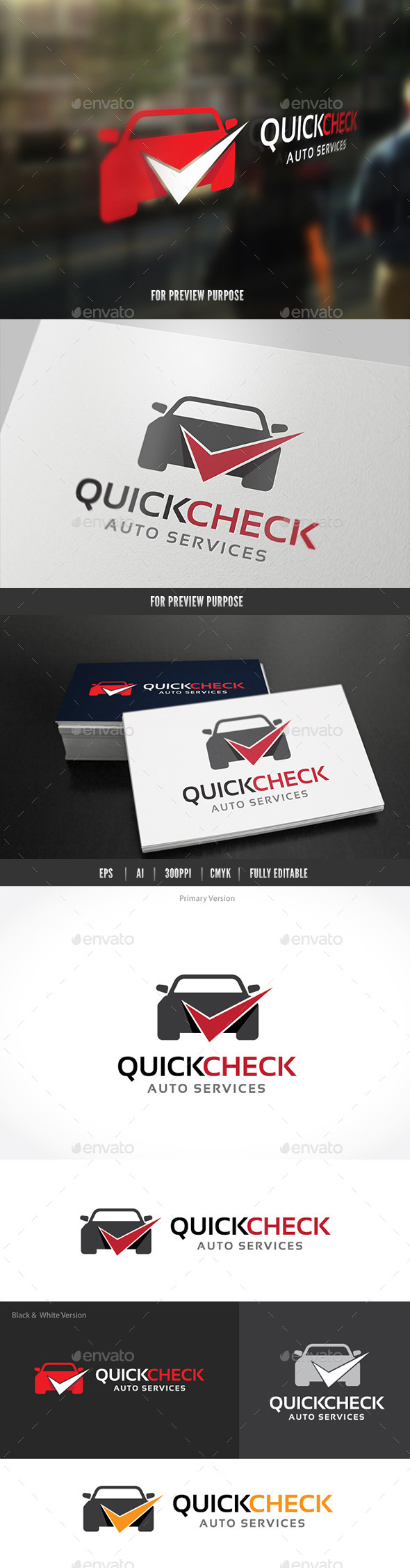 Auto Car Services - Objects Logo Templates