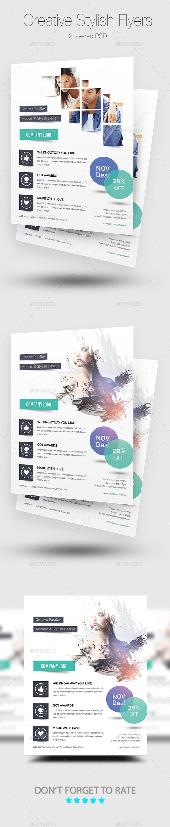 Creative Stylish Flyer Templates - Corporate Flyers