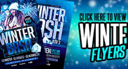 Winter Flyer Templates