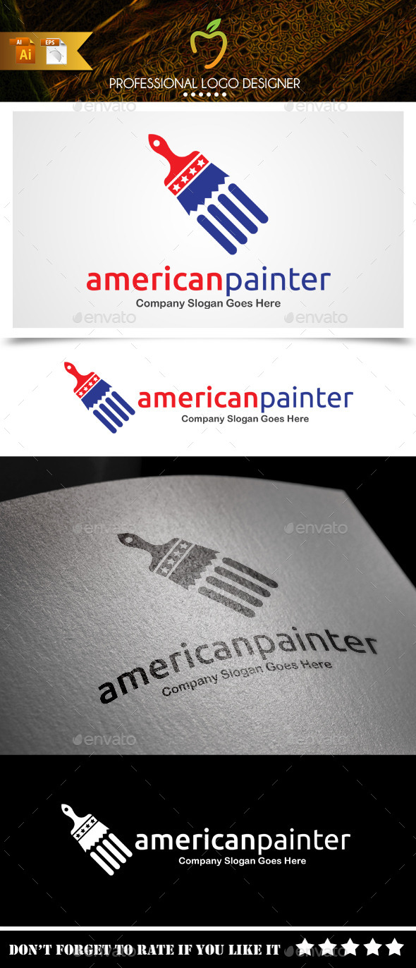 American Painter Logo - Symbols Logo Templates