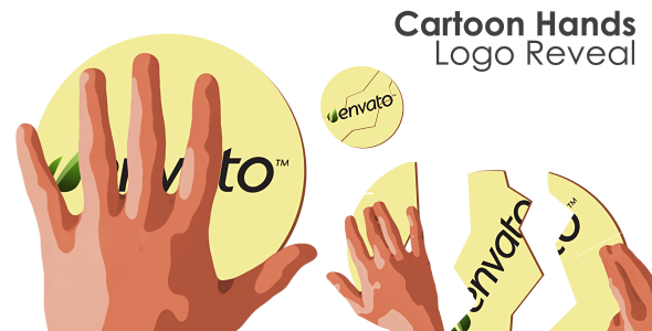Cartoon Hands - Logo Reveal