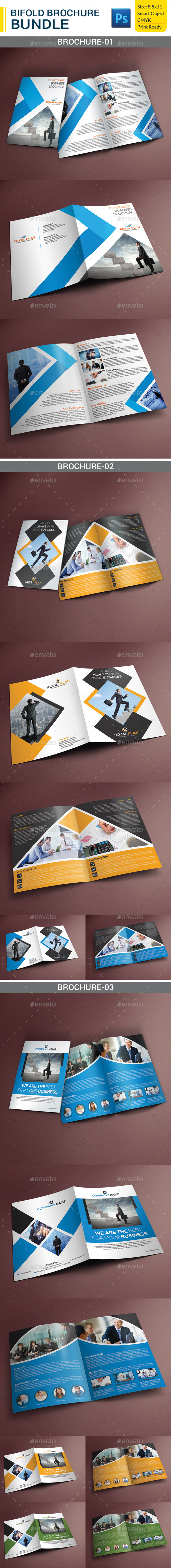 Corporate Bifold Brochure Bundle - Corporate Brochures