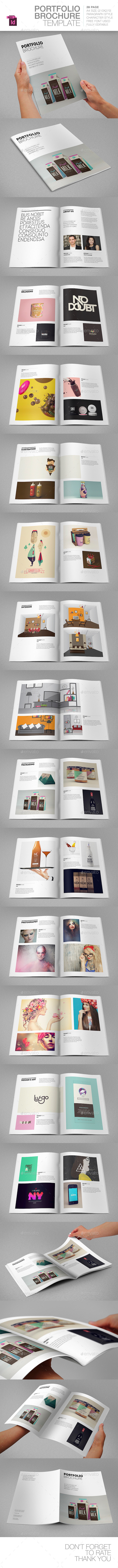 Portfolio Brochure Template - Brochures Print Templates