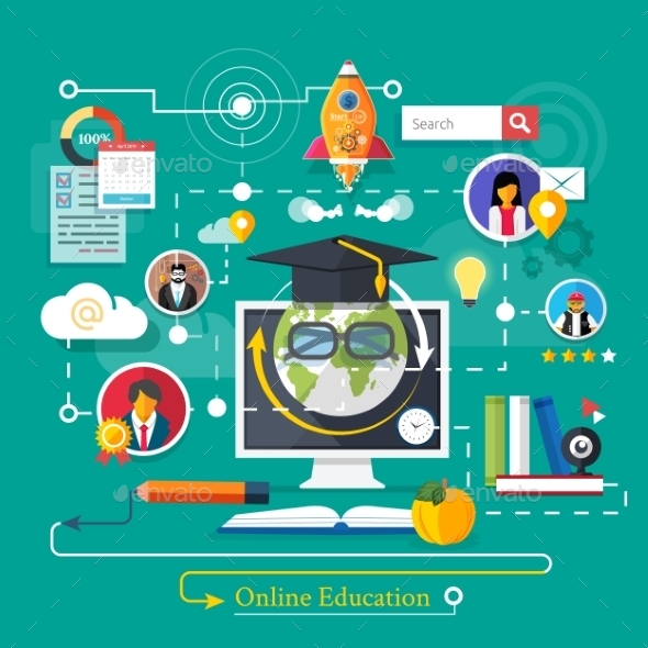 Online Professional Education - Conceptual Vectors