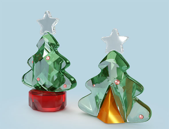 3d Crystal Christmas - 3Docean 9384121