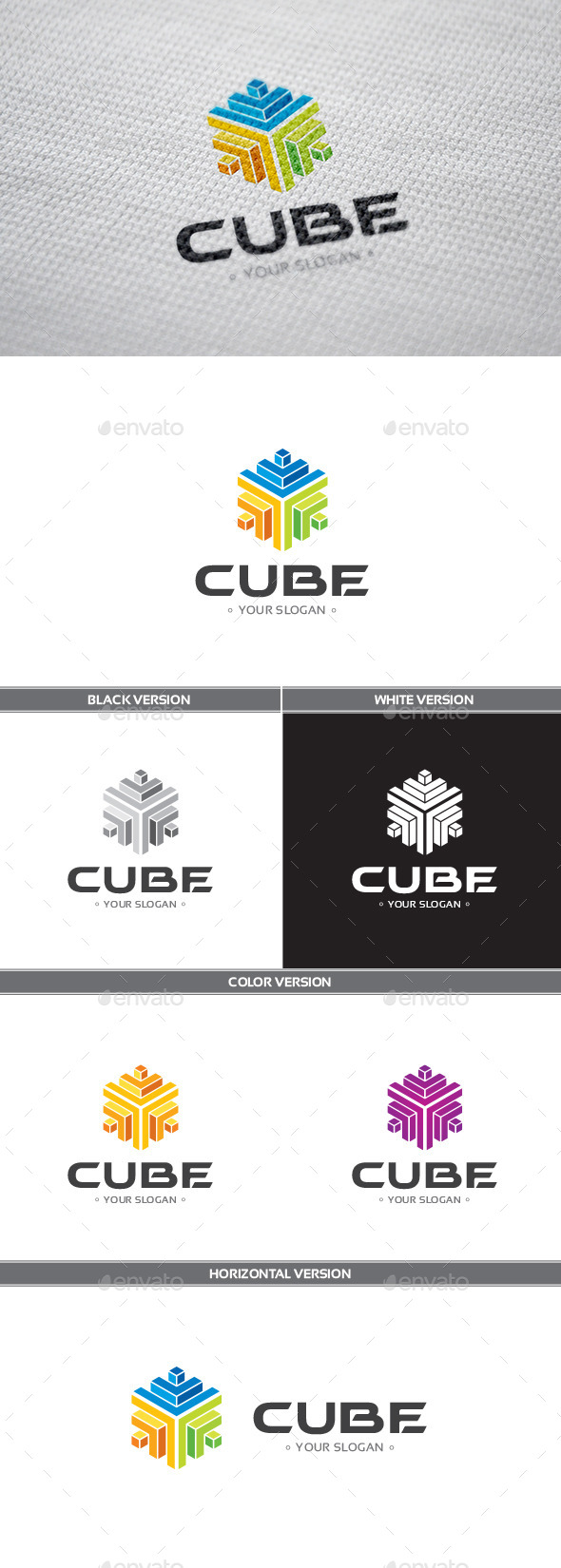 Cube Logo - Objects Logo Templates