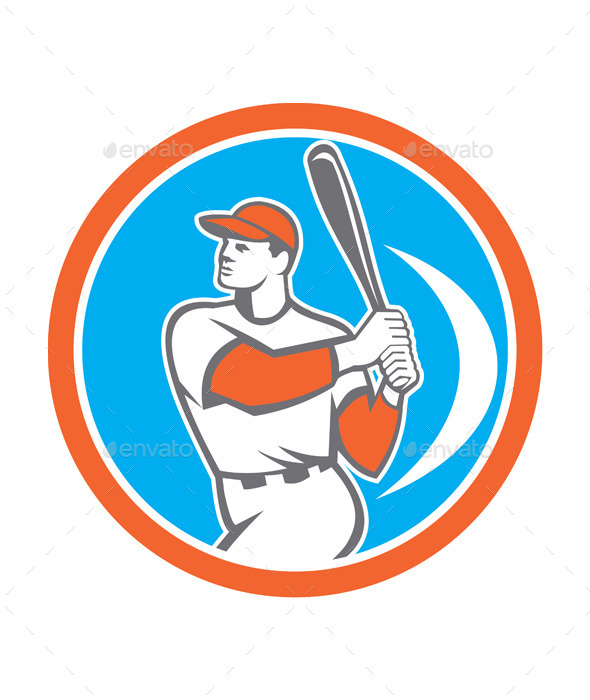 Baseball Batter Circle - Sports/Activity Conceptual