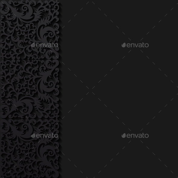 Abstract Background with Floral Pattern - Backgrounds Decorative