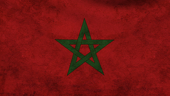 Morocco Flag 2 Pack – Grunge and Retro