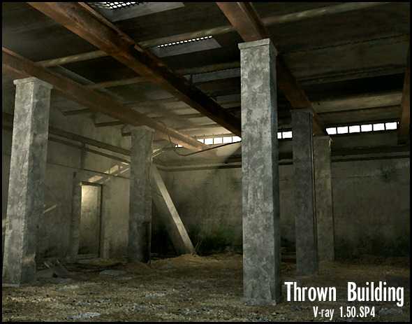 Thrown building - 3Docean 120466