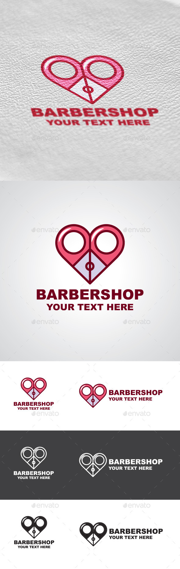 Barbershop Logo Design - Objects Logo Templates
