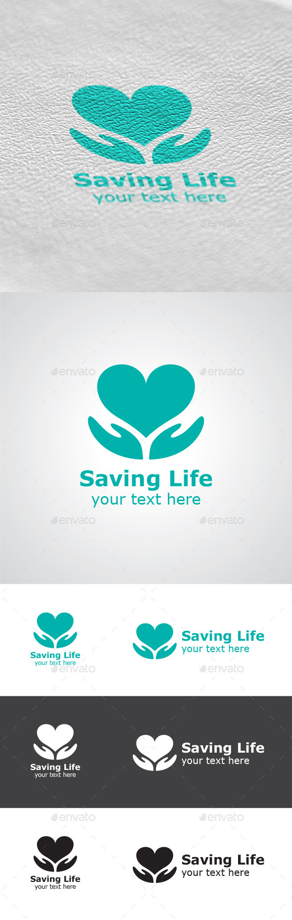 Saving Life Logo - Symbols Logo Templates