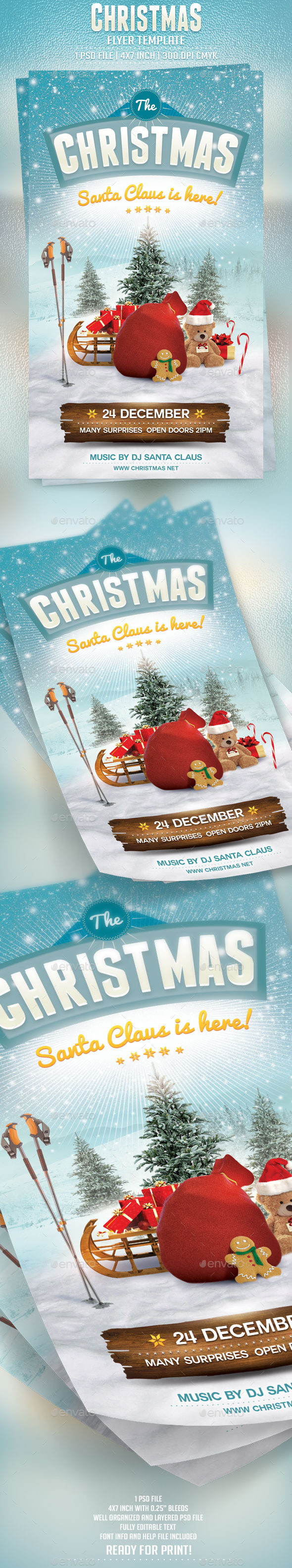 Christmas Flyer Template - Holidays Events